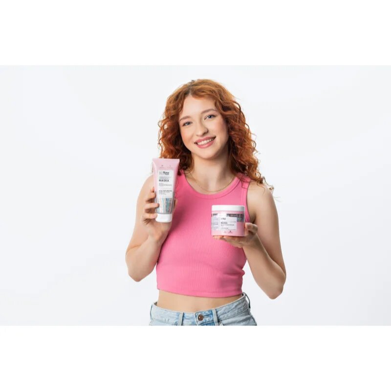 so!flow High Porosity Hair Protein-Emollient Mask erősítő maszk a töredezett károsult hajra 200 ml