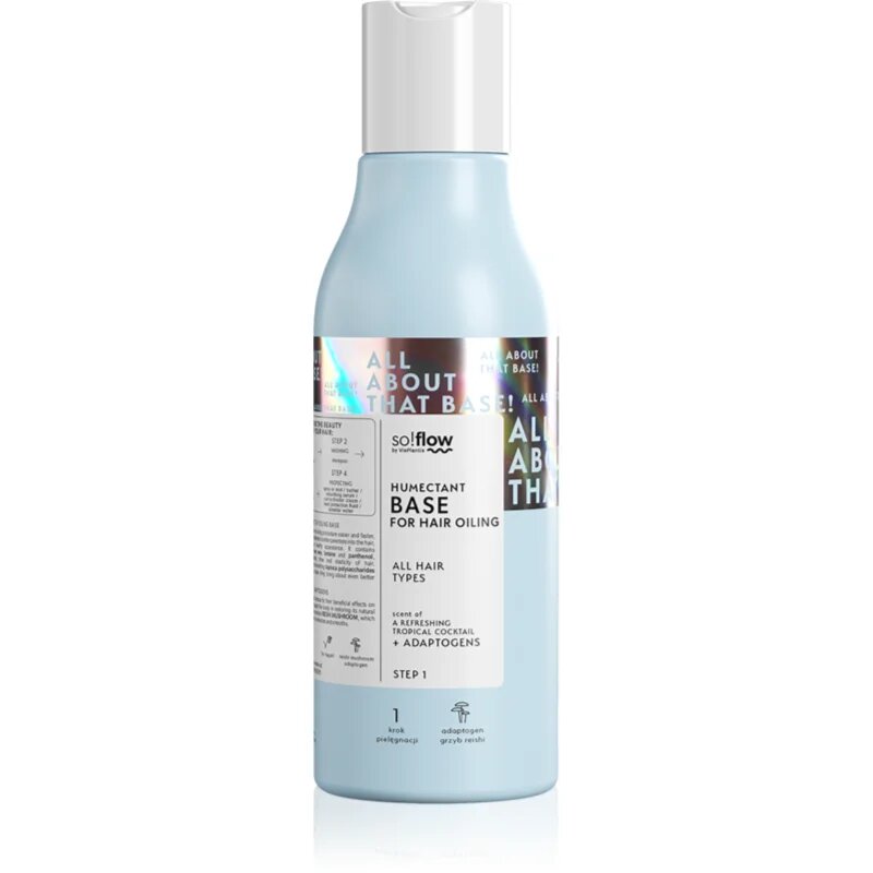 so!flow Humectant Base for Hair Oiling Egységesítő sminkalap hajra for Hair Oiling 150 ml