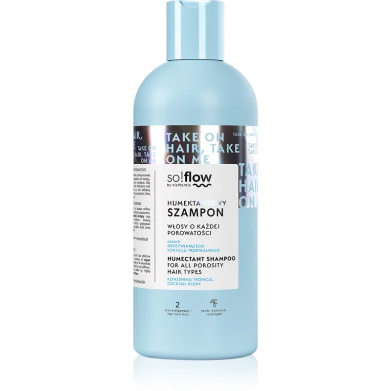 so!flow Humectant Shampoo for All Hair Types hidratáló sampon minden hajtípusra 400 ml