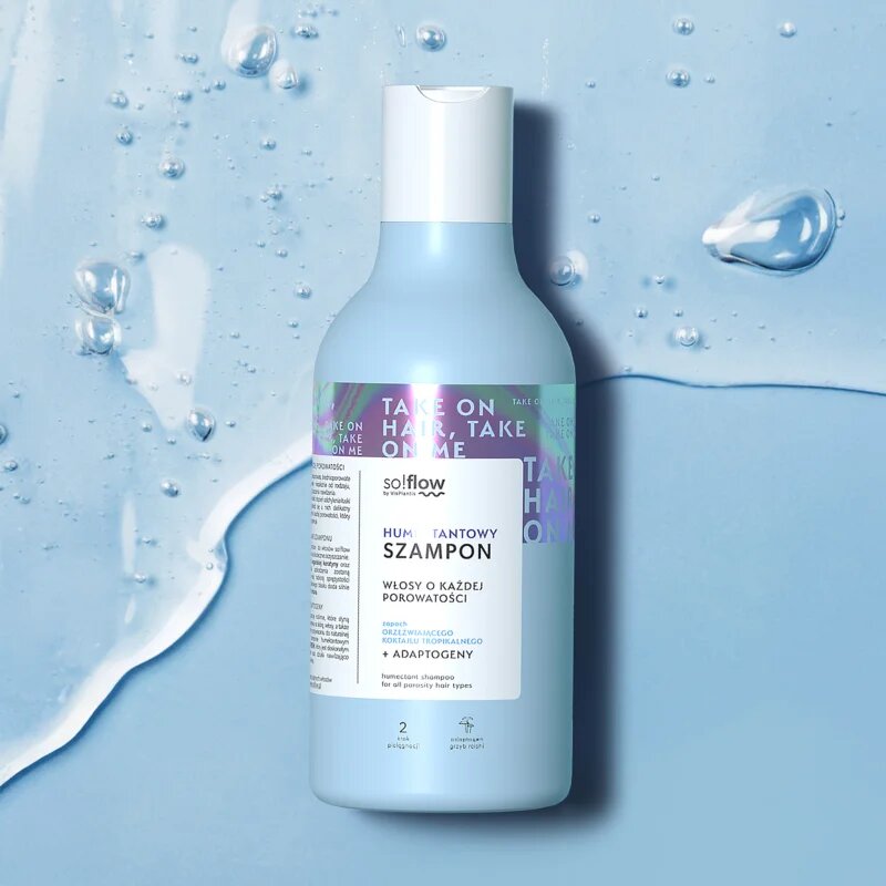 so!flow Humectant Shampoo for All Hair Types hidratáló sampon minden hajtípusra 400 ml