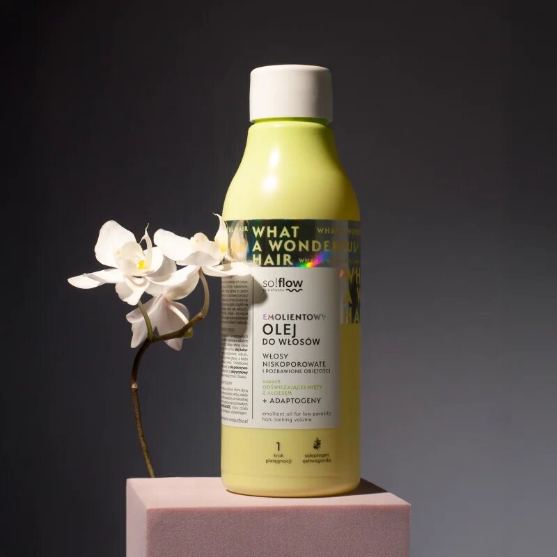 so!flow Low Porosity Hair Emollient Oil regeneráló hajolaj 150 ml