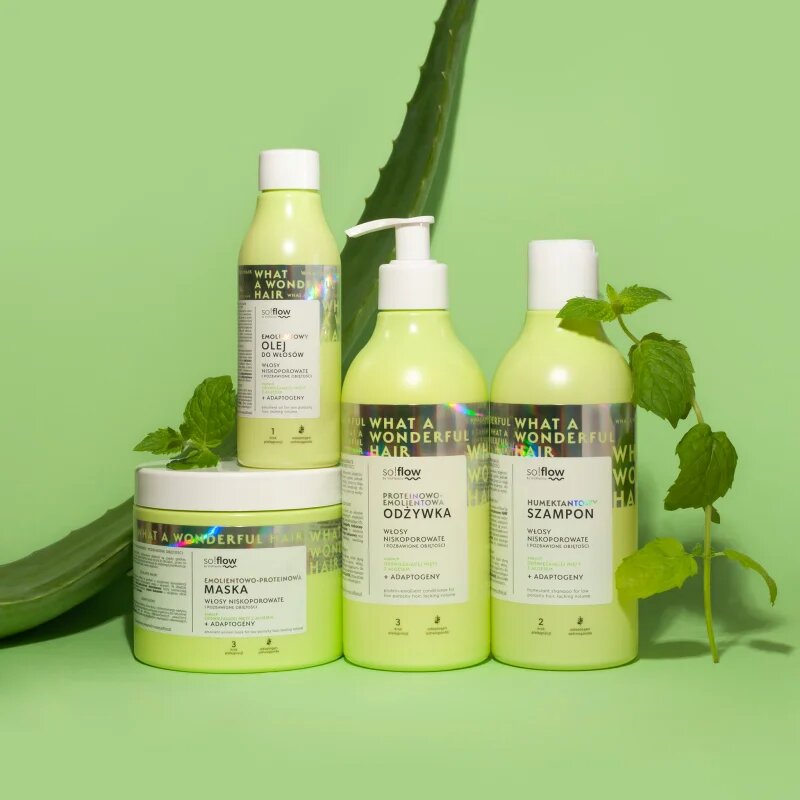 so!flow Low Porosity Hair Protein-Emollient Mask maszk lelapuló hajra 400 ml