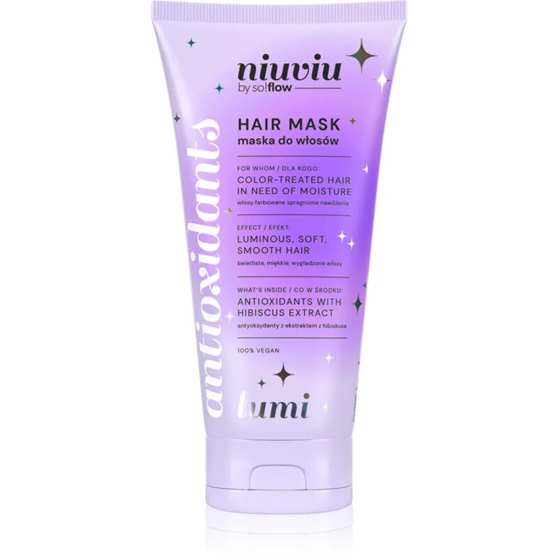so!flow LUMI Hair Mask With Antioxidants kezelés festett hajra maszk formájában 200 ml