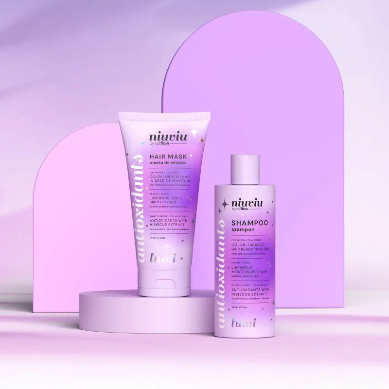 so!flow LUMI Hair Shampoo With Antioxidants élénkítő és erősítő sampon a festett hajra 300 ml