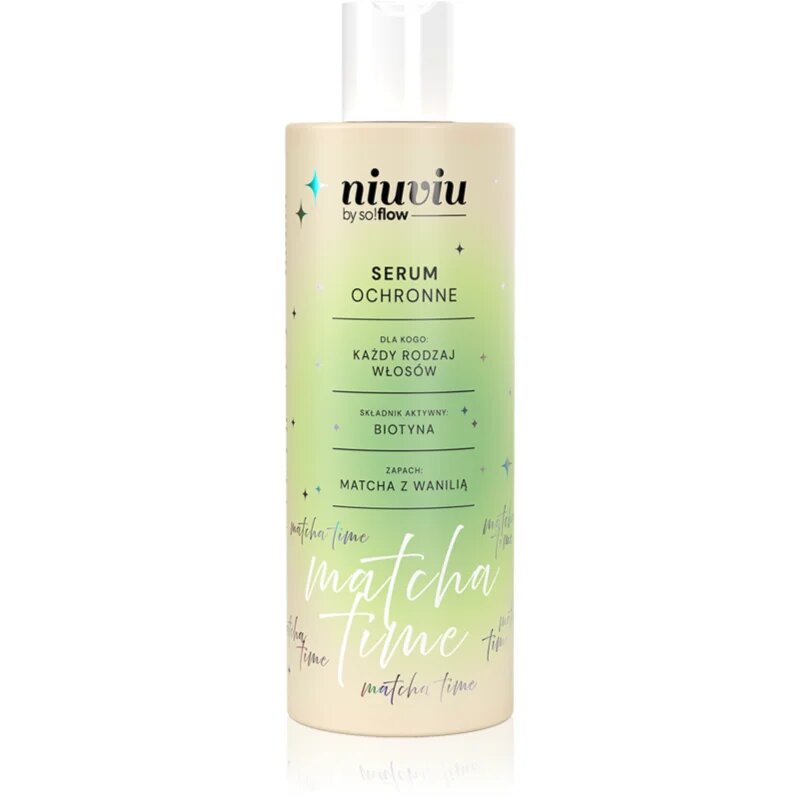 so!flow Matcha Time Protective Hair Serum erősítő szérum gyenge károsult hajra 150 ml