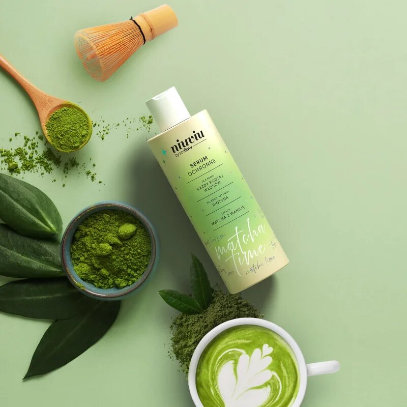 so!flow Matcha Time Protective Hair Serum erősítő szérum gyenge károsult hajra 150 ml