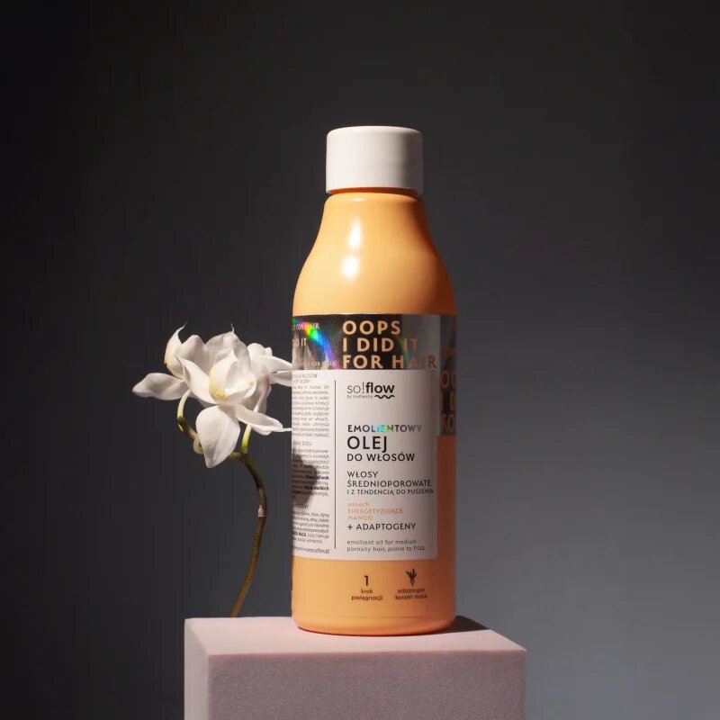 so!flow Medium Porosity Hair Emollient Oil hidratáló olaj töredezés ellen 150 ml