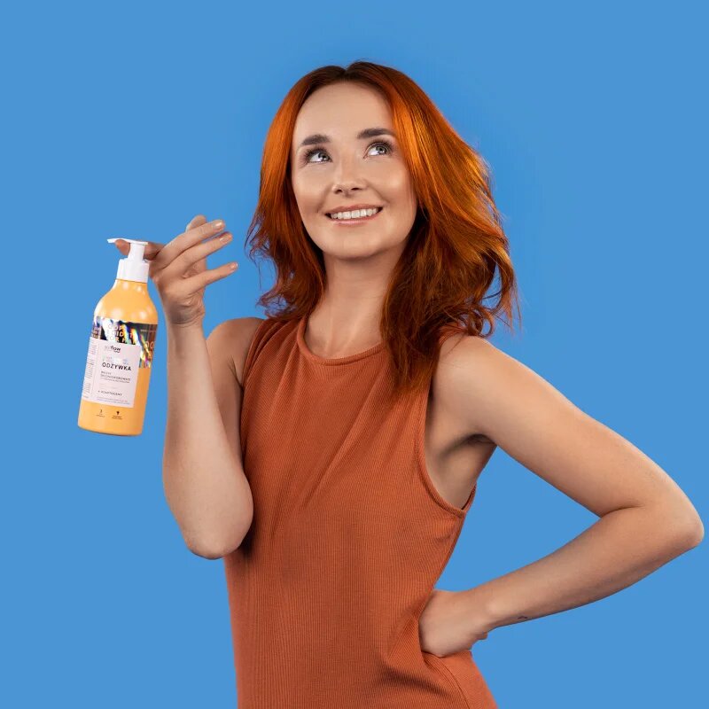 so!flow Medium Porosity Hair Protein-Emollient Conditioner hidratáló és kisimító kondicionáló töredezés ellen 400 ml