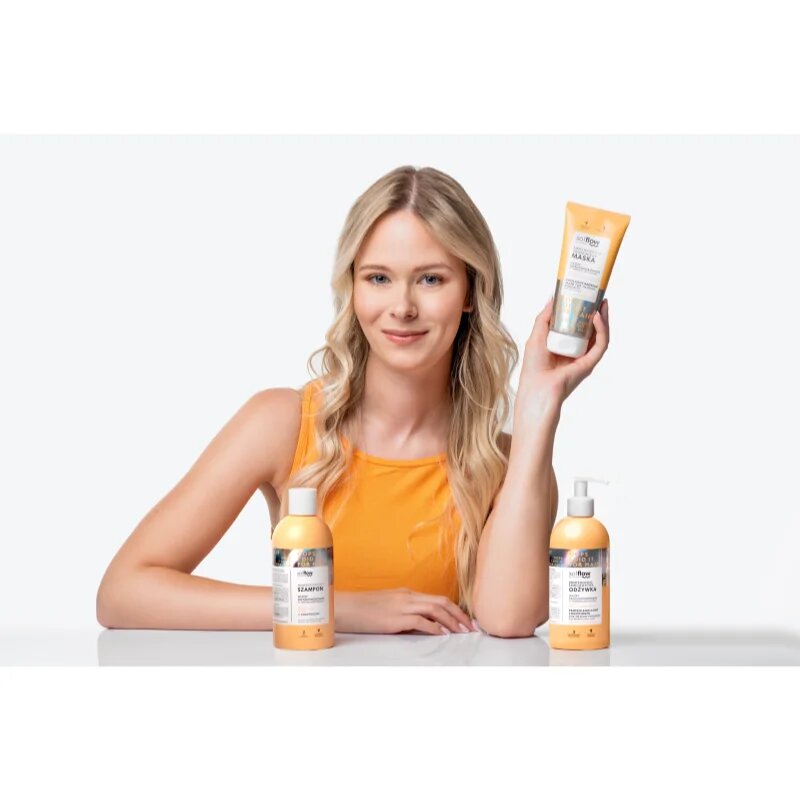 so!flow Medium Porosity Hair Protein-Emollient Mask haj maszk töredezés ellen 200 ml