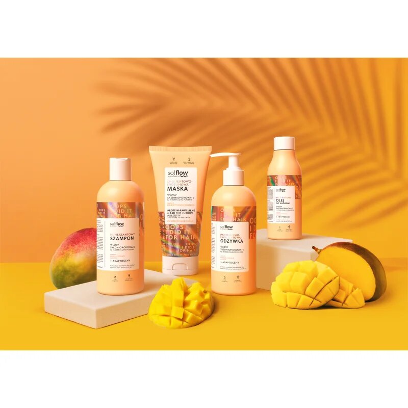 so!flow Medium Porosity Hair Protein-Emollient Mask haj maszk töredezés ellen 200 ml