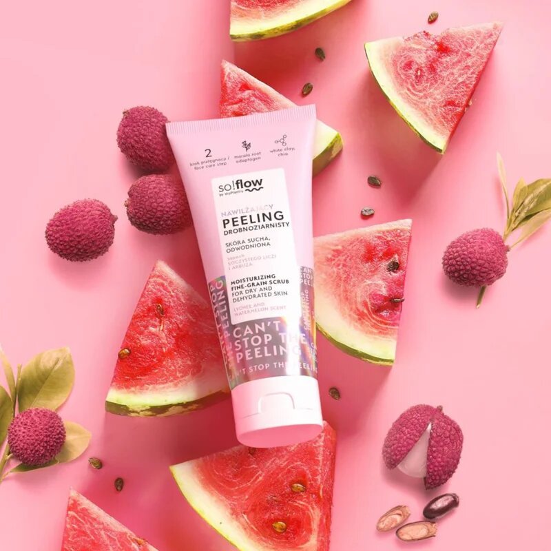 so!flow Moisturizing Face Peeling tisztító testpeeling 75 ml