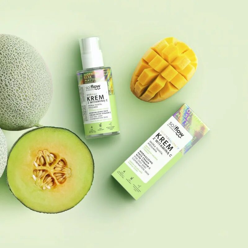 so!flow Normalizing Face Cream With Vitamin C normalizáló krém zsíros bőrre C vitamin 50 ml