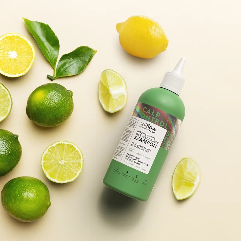 so!flow Oily Scalp Intensively Cleansing Shampoo tisztító sampon zsíros fejbőrre 200 ml