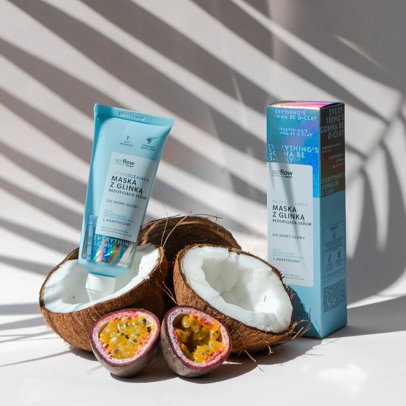 so!flow Purifying Mask Reducing Sebum mélyen tisztító maszk zsíros fejbőrre 100 ml