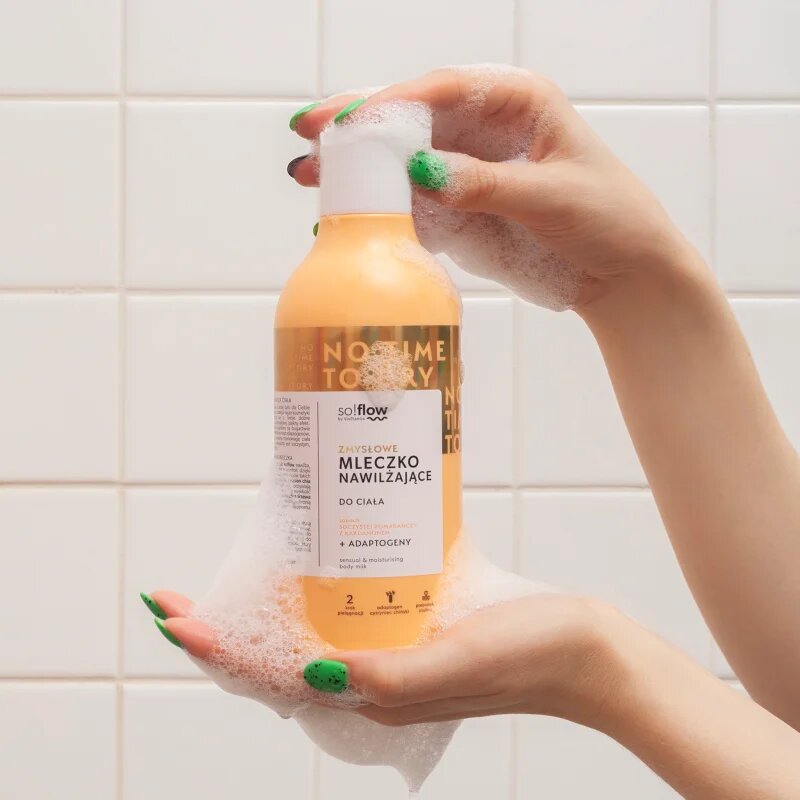 so!flow Sensual Moisturizing Shower Milk testápoló tej Orange With Cardamom 400 ml