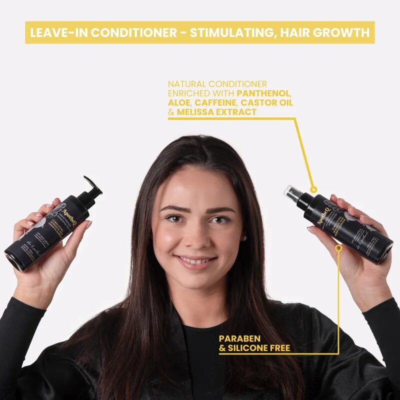 Soaphoria ApotheQ Leave-In Conditioner öblítés nélküli kondicionáló hajnövesztést serkentő 250 ml
