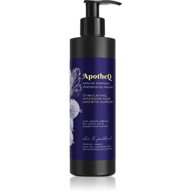 Soaphoria ApotheQ Shampoo stimuláló sampon hajhullás ellen 250 ml