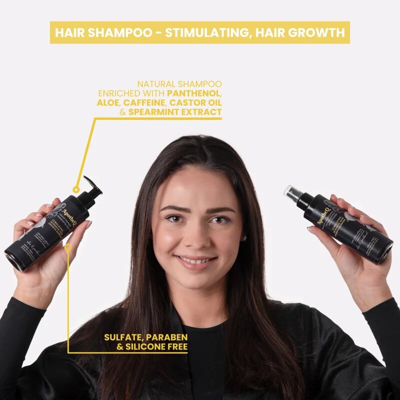 Soaphoria ApotheQ Shampoo stimuláló sampon hajhullás ellen 250 ml