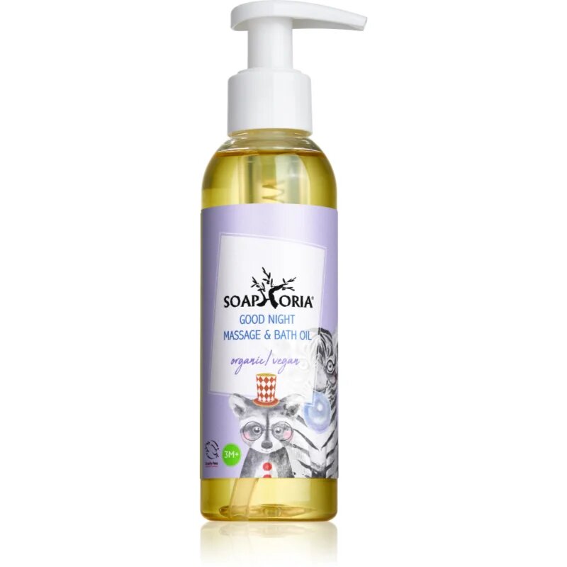 Soaphoria Babyphoria Good Night masszázs - és fürdőolaj a kellemes éjszakáért gyermekeknek 150 ml