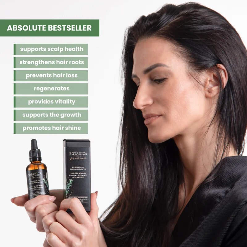 Soaphoria Botanica Slavica Rosemary Oil tápláló olaj a hajra és a fejbőrre 50 ml