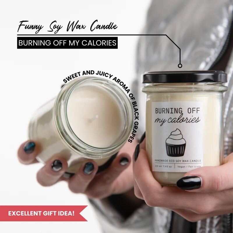 Soaphoria Burning Off My Calories illatgyertya 220 ml