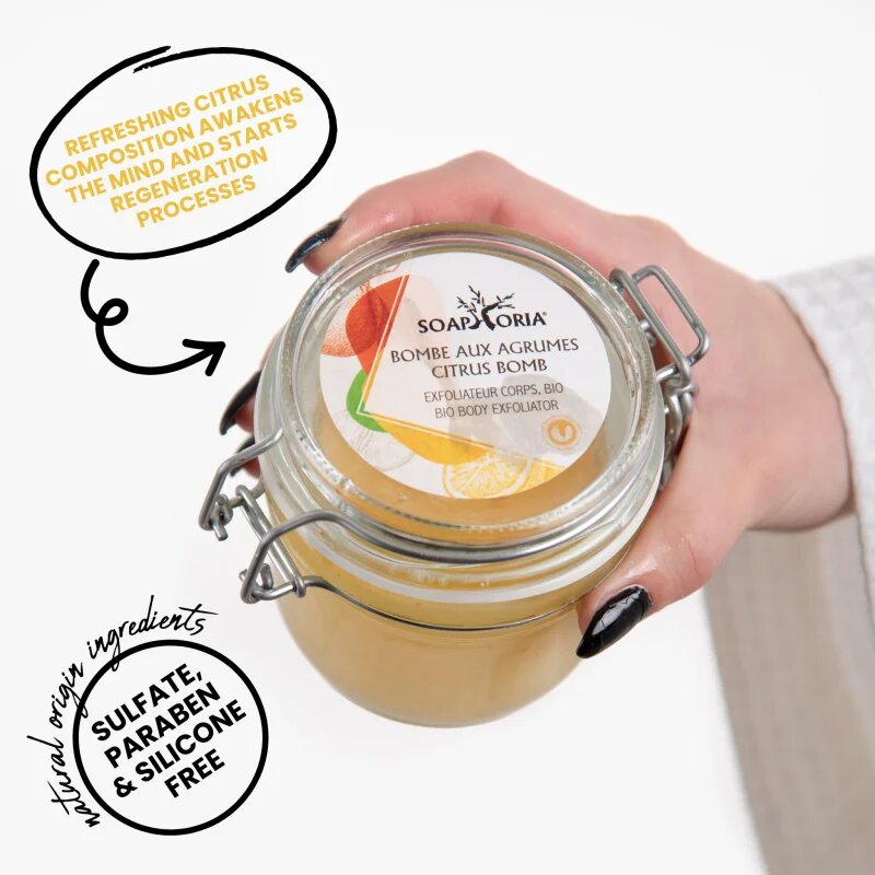 Soaphoria Citrus Bomb Body Exfoliator testpeeling 250 ml