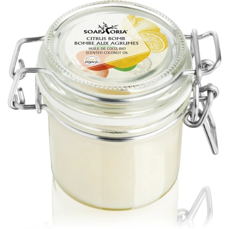 Soaphoria Citrus Bomb Scented Coconut Oil bio kókuszolaj arcra és testre 125 ml