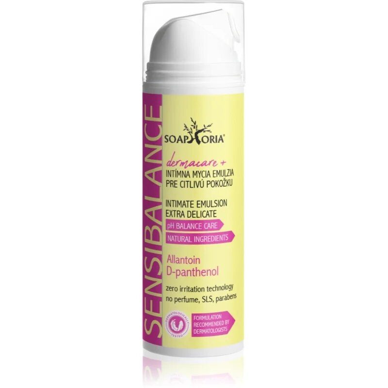Soaphoria Dermacare+ Sensibalance gél intim higiéniára érzékeny bőrre 150 ml