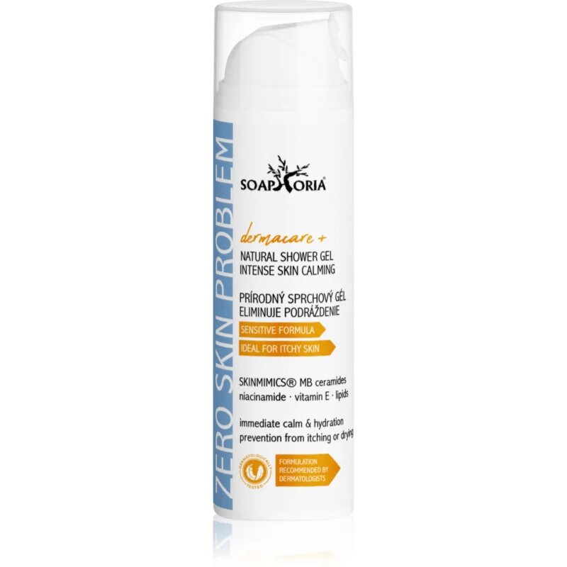 Soaphoria Dermacare+ Zero Problem nyugtató tusfürdő érzékeny bőrre 200 ml