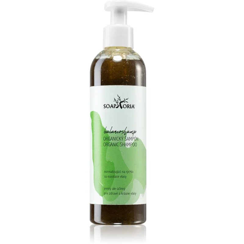 Soaphoria Hair Care Organic Shampoo folyékony organikus sampon zsíros hajra 250 ml