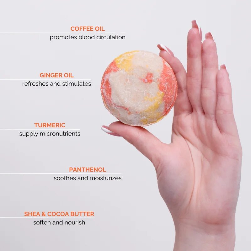 Soaphoria Hair Care Solid Shampoo organikus szilárd sampon a haj növekedéséért és megerősítéséért a hajtövektől kezdve 80 g