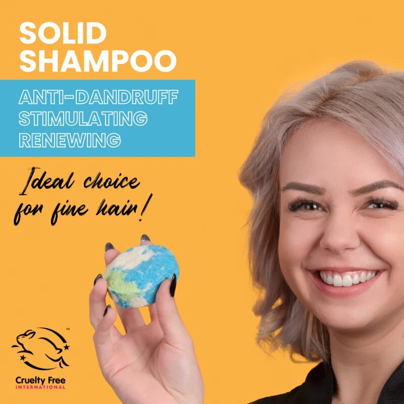 Soaphoria Hair Care Solid Shampoo organikus szilárd sampon korpásodás ellen 80 g