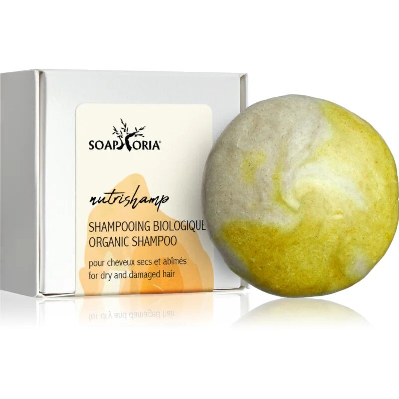 Soaphoria Hair Care Solid Shampoo organikus szilárd sampon száraz és sérült hajra 60 g