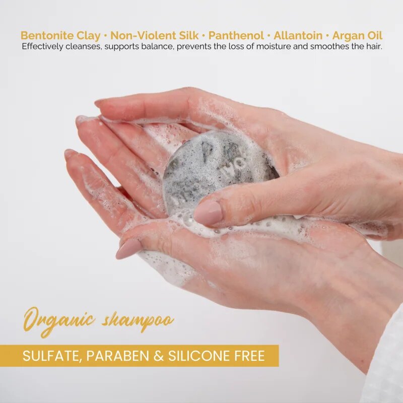 Soaphoria Hair Care Solid Shampoo organikus szilárd sampon száraz és sérült hajra 60 g