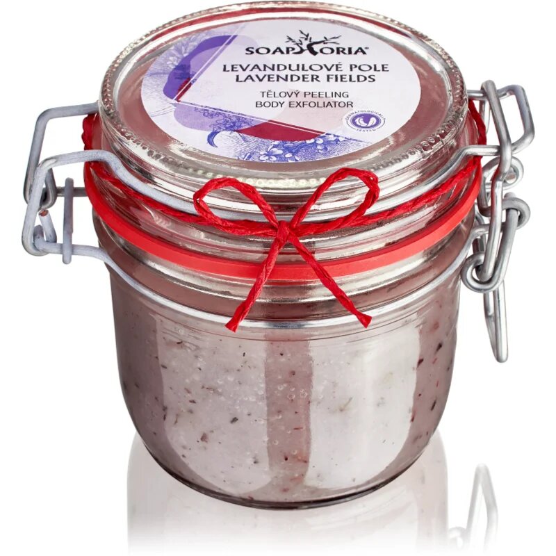 Soaphoria Lavender Fields Body Exfoliator testpeeling 255 ml