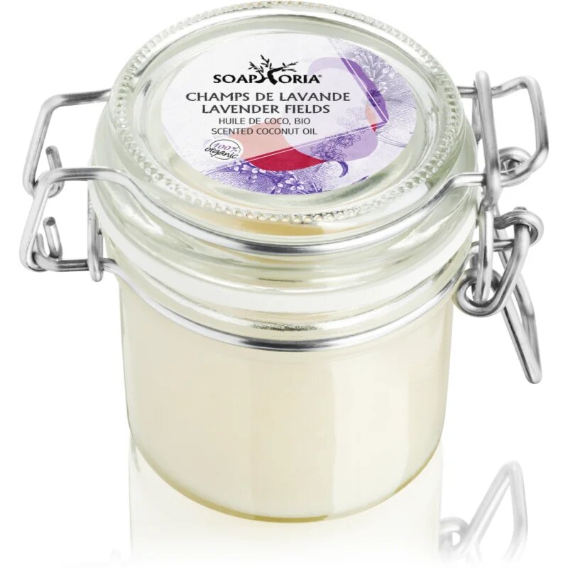 Soaphoria Lavender Fields Scented Coconut Oil bio kókuszolaj levendula illatú 125 ml
