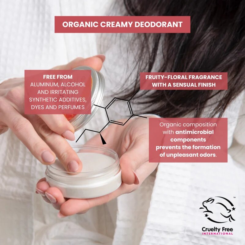 Soaphoria Sensualism Organic Creamy Deodorant krémes dezodor 50 ml