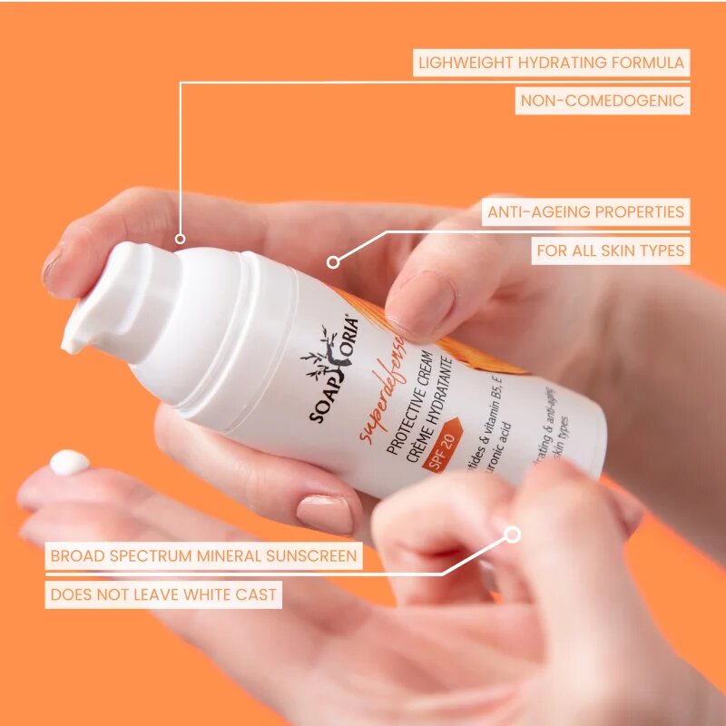 Soaphoria SuperDefense hidratáló és védő krém peptidekkel SPF 20 50 ml