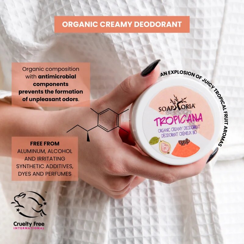 Soaphoria Tropicana Organic Creamy Deodorant organikus krémes dezodor 50 ml