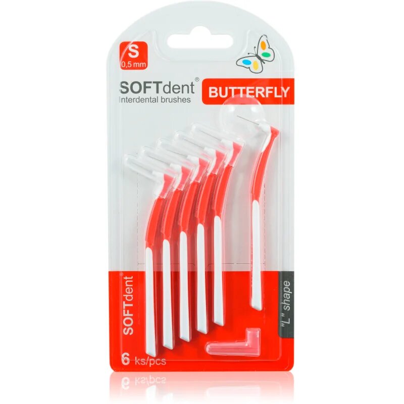 SOFTdent Butterfly S fogközi fogkefe 05 mm 6 db