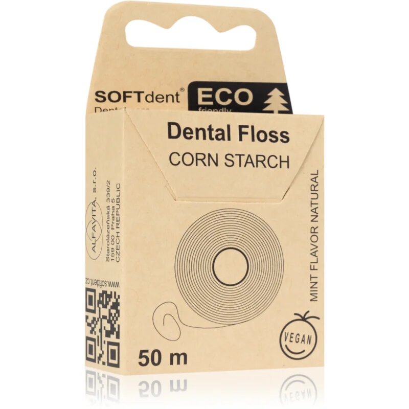 SOFTdent ECO Corn Starch fogselyem Mint 50 m
