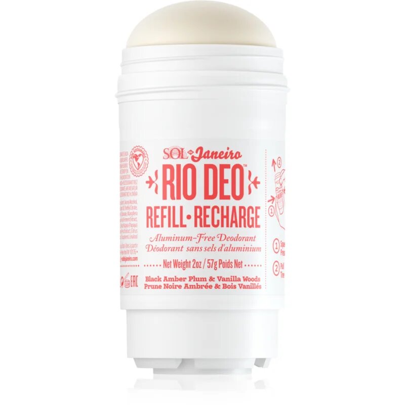 Sol de Janeiro Rio Deo Aluminium-Free Deodorant Cheirosa 40 alumínium sótól mentes dezodor utántöltő 57 g