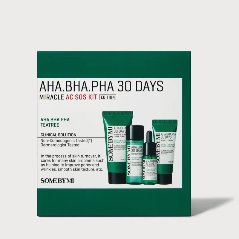 Some By Mi AHA∙BHA∙PHA 30 Days Miracle AC SOS Kit ajándékszett pattanások ellen