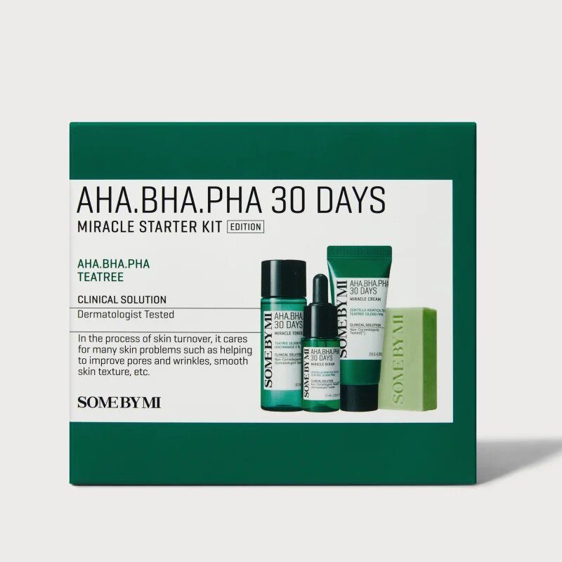 Some By Mi AHA∙BHA∙PHA 30 Days Miracle Starter Kit szett problémás és pattanásos bőrre