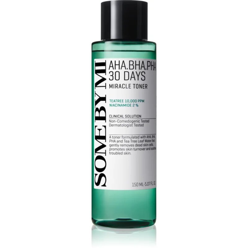 Some By Mi AHA∙BHA∙PHA 30 Days Miracle Toner nyugtató és hidratáló tonik 150 ml
