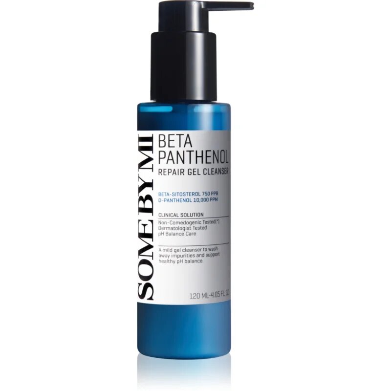 Some By Mi Beta Panthenol Repair Gel Cleanser lágy tisztító gél az érzékeny arcbőrre 120 ml