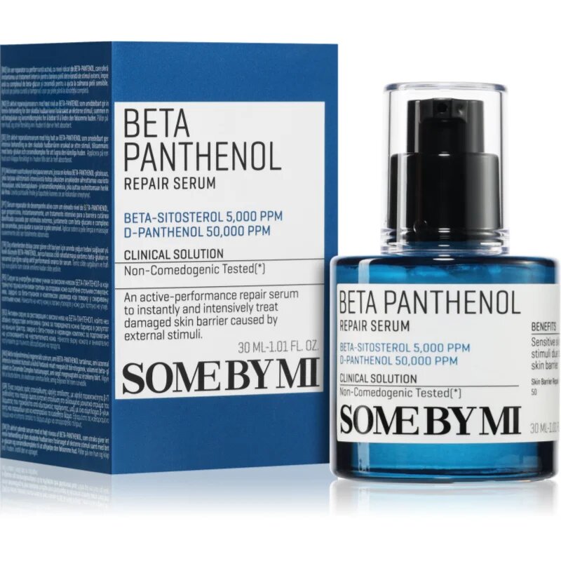 Some By Mi Beta Panthenol Repair Serum nyugtató és hidratáló szérum az érzékeny arcbőrre 30 ml