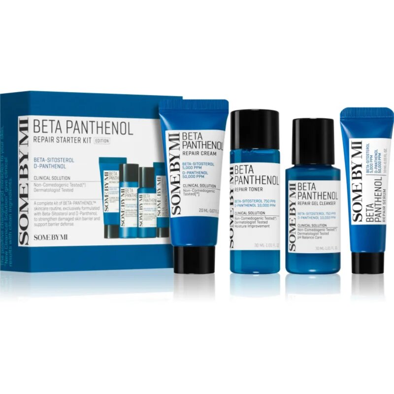 Some By Mi Beta Panthenol Repair Starter Kit szett az érzékeny bőr megnyugtatásához és erősítéséhez