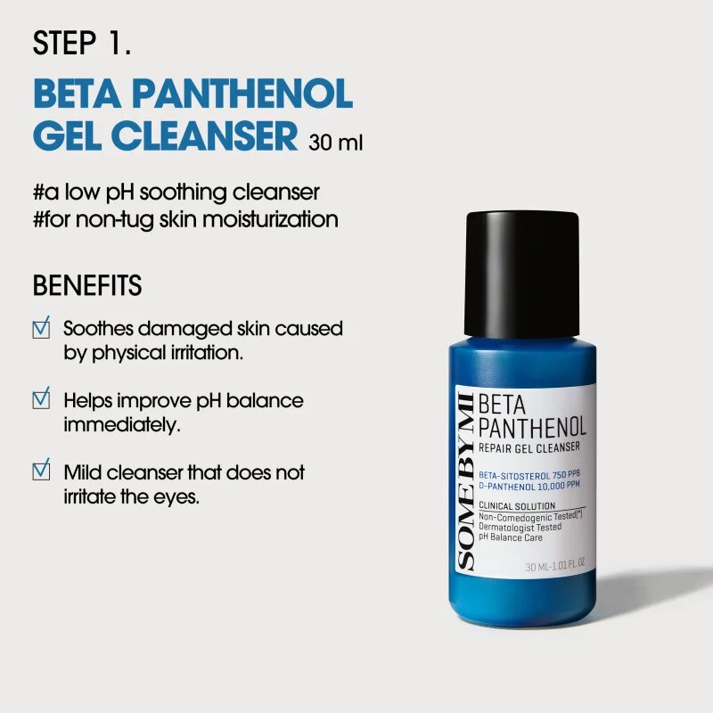 Some By Mi Beta Panthenol Repair Starter Kit szett az érzékeny bőr megnyugtatásához és erősítéséhez