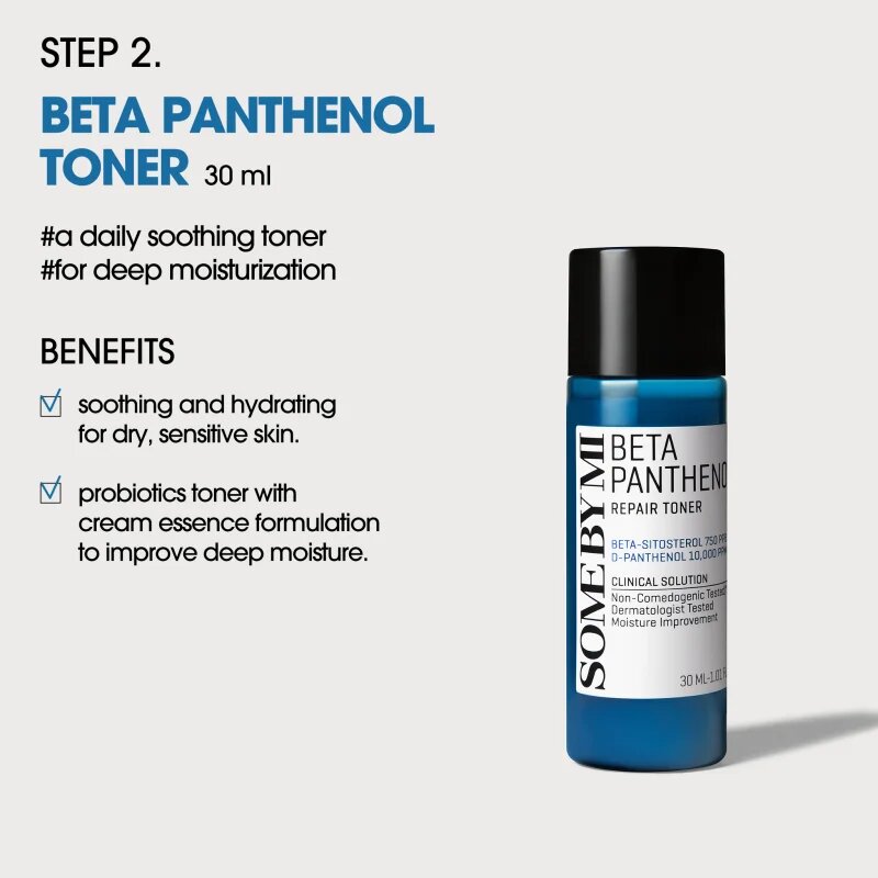Some By Mi Beta Panthenol Repair Starter Kit szett az érzékeny bőr megnyugtatásához és erősítéséhez